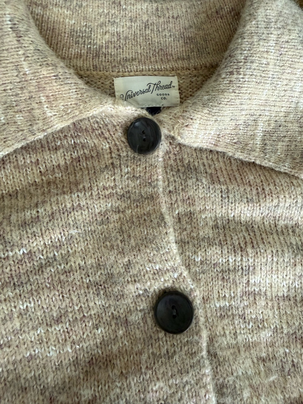 Universal Thread Cream Button-Front Knit Cardigan - Picture 4 of 8